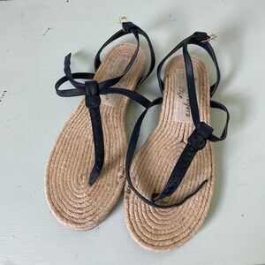 Jack Rogers Women’s Evie Sandals Black Size 7